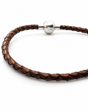 Bracciale in Cuoio intrecciato | Testa di Moro