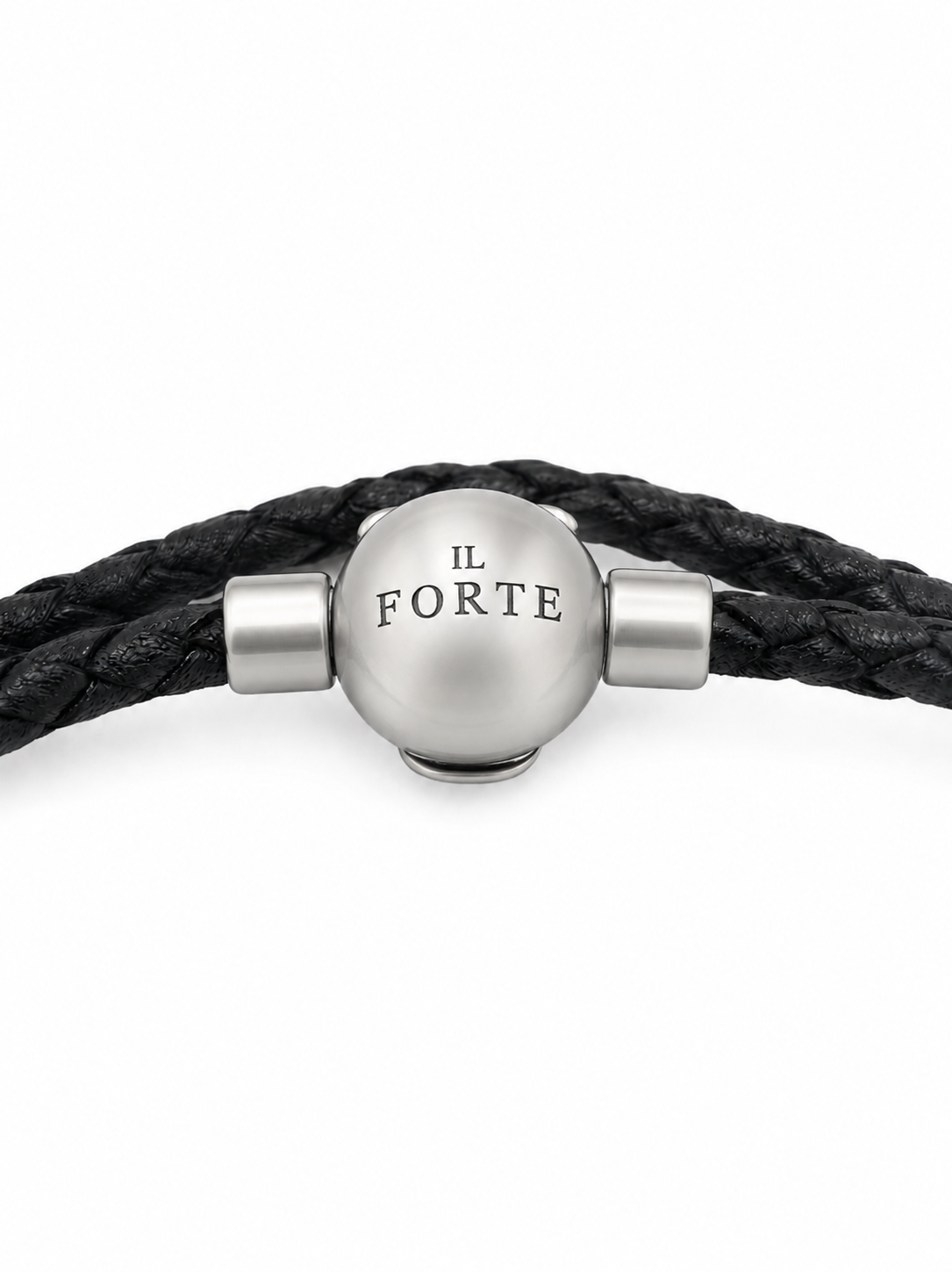 Bracciale in Cuoio a doppio giro | Nero