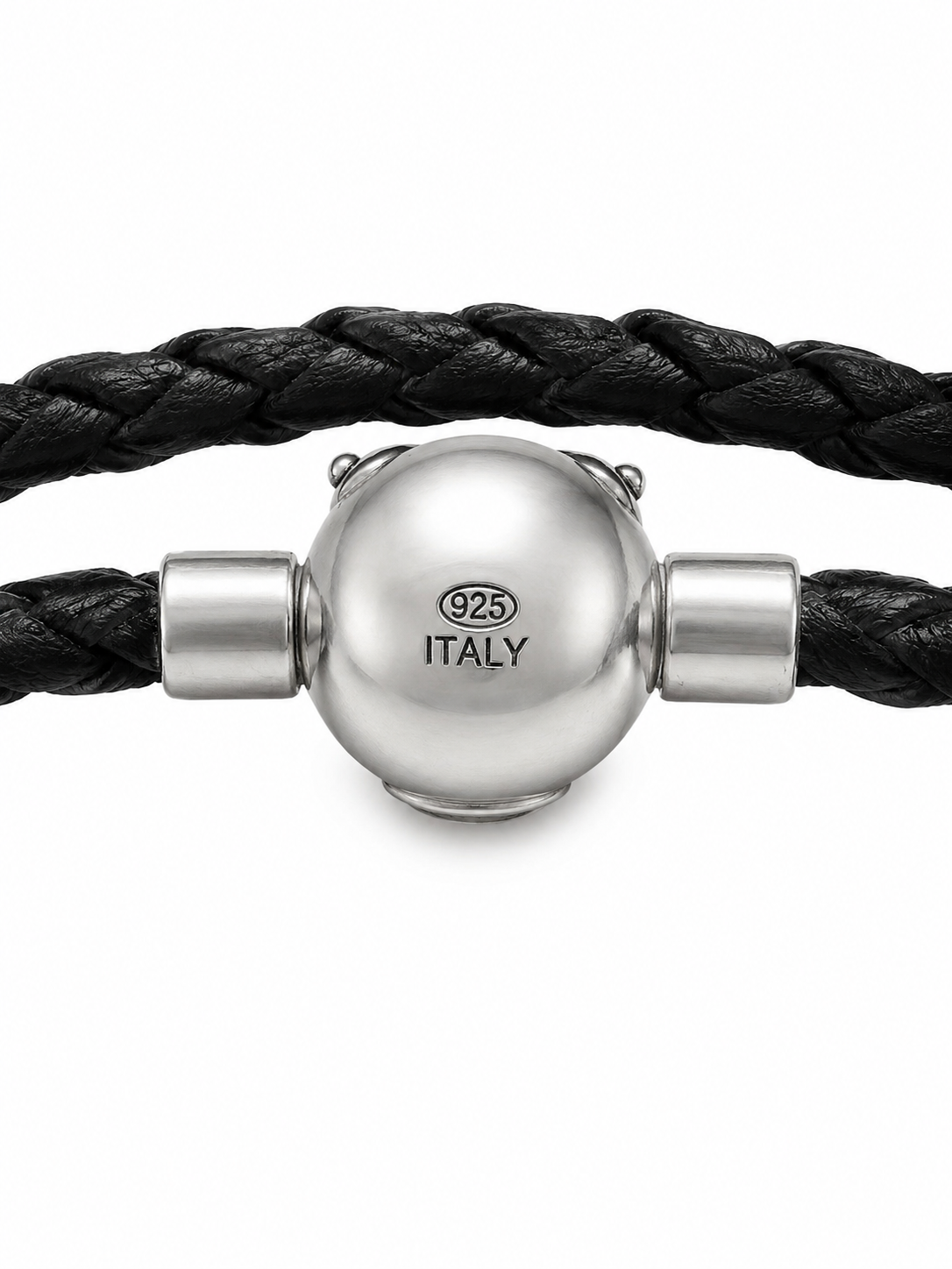 Bracciale in Cuoio a doppio giro | Nero