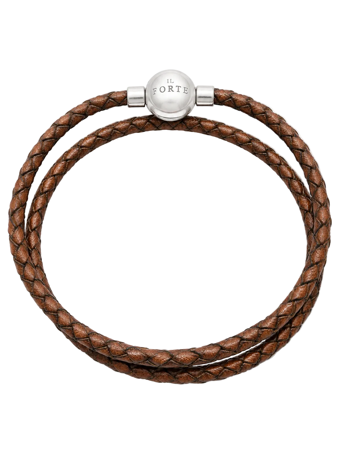 Bracciale in Cuoio a doppio giro | Testa di Moro