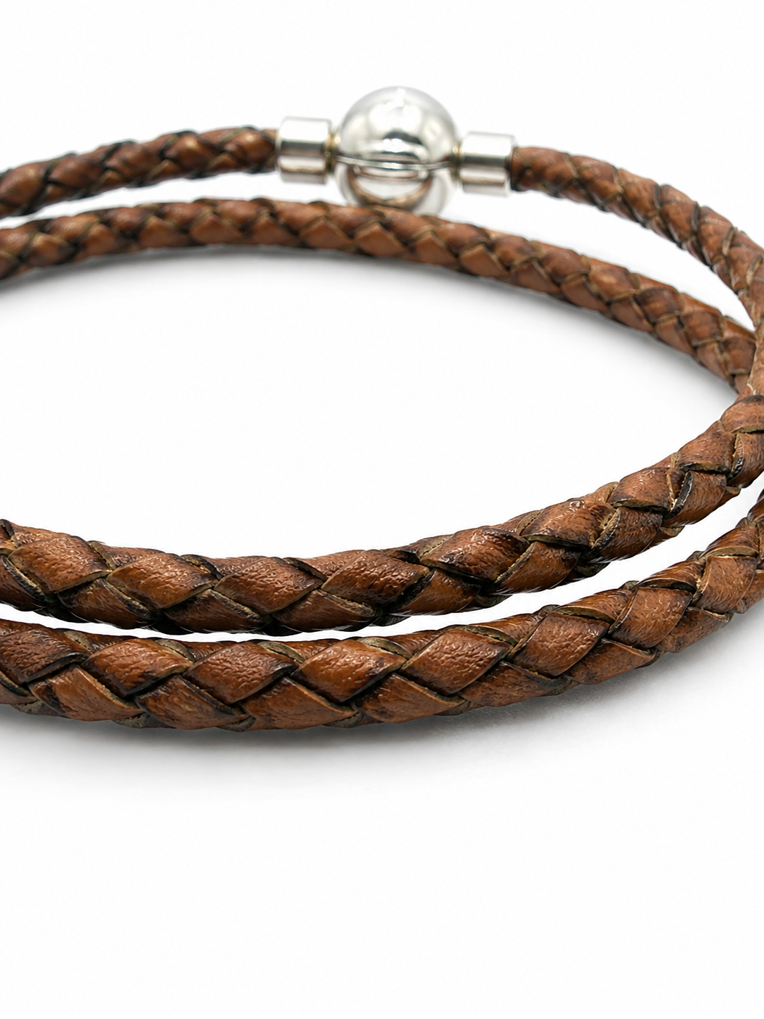 Bracciale in Cuoio a doppio giro | Testa di Moro