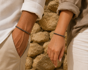 Bracciale in Argento Brunito